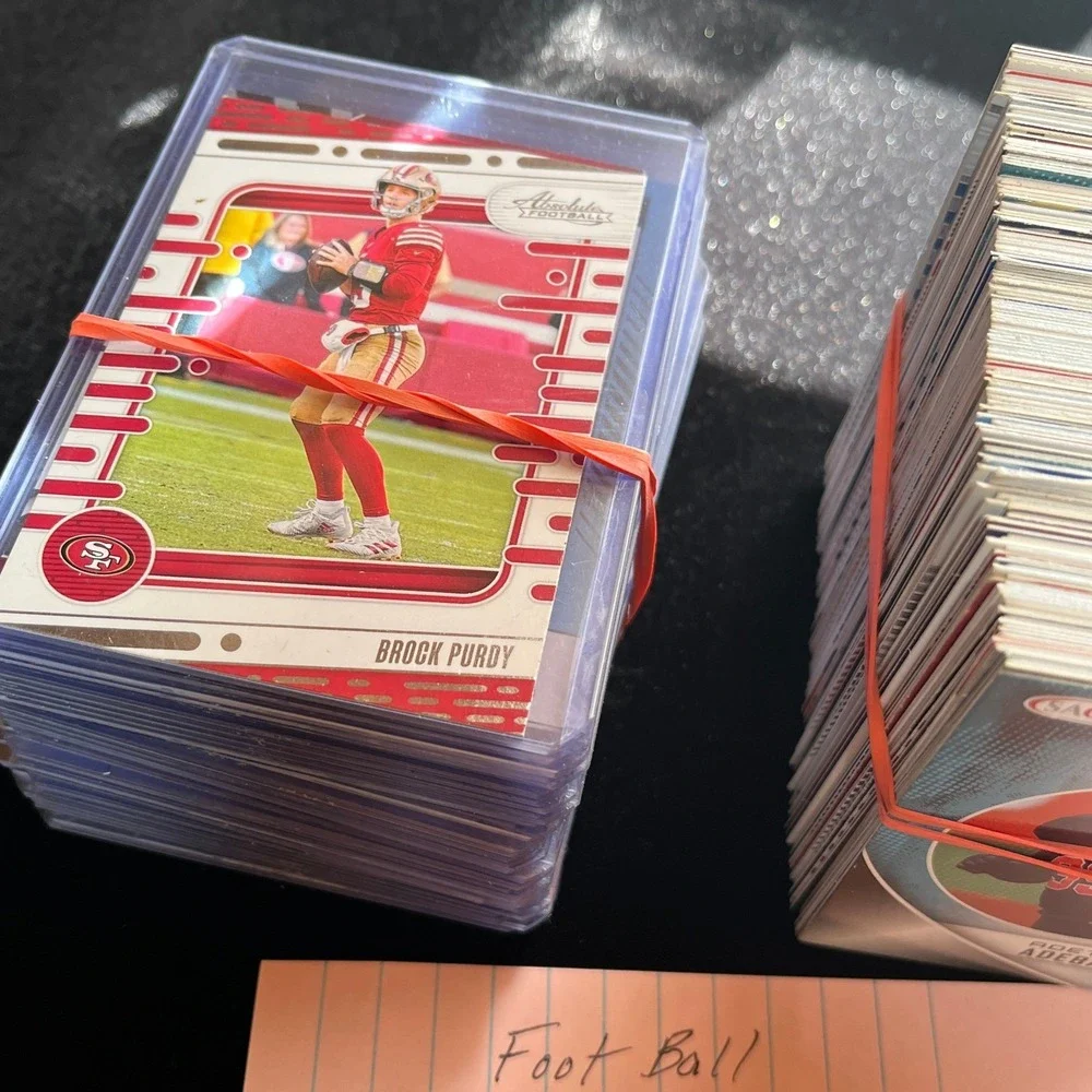 Football 200 + Cards Random Picks Bulk Lot Duplicates‎ NFL Players